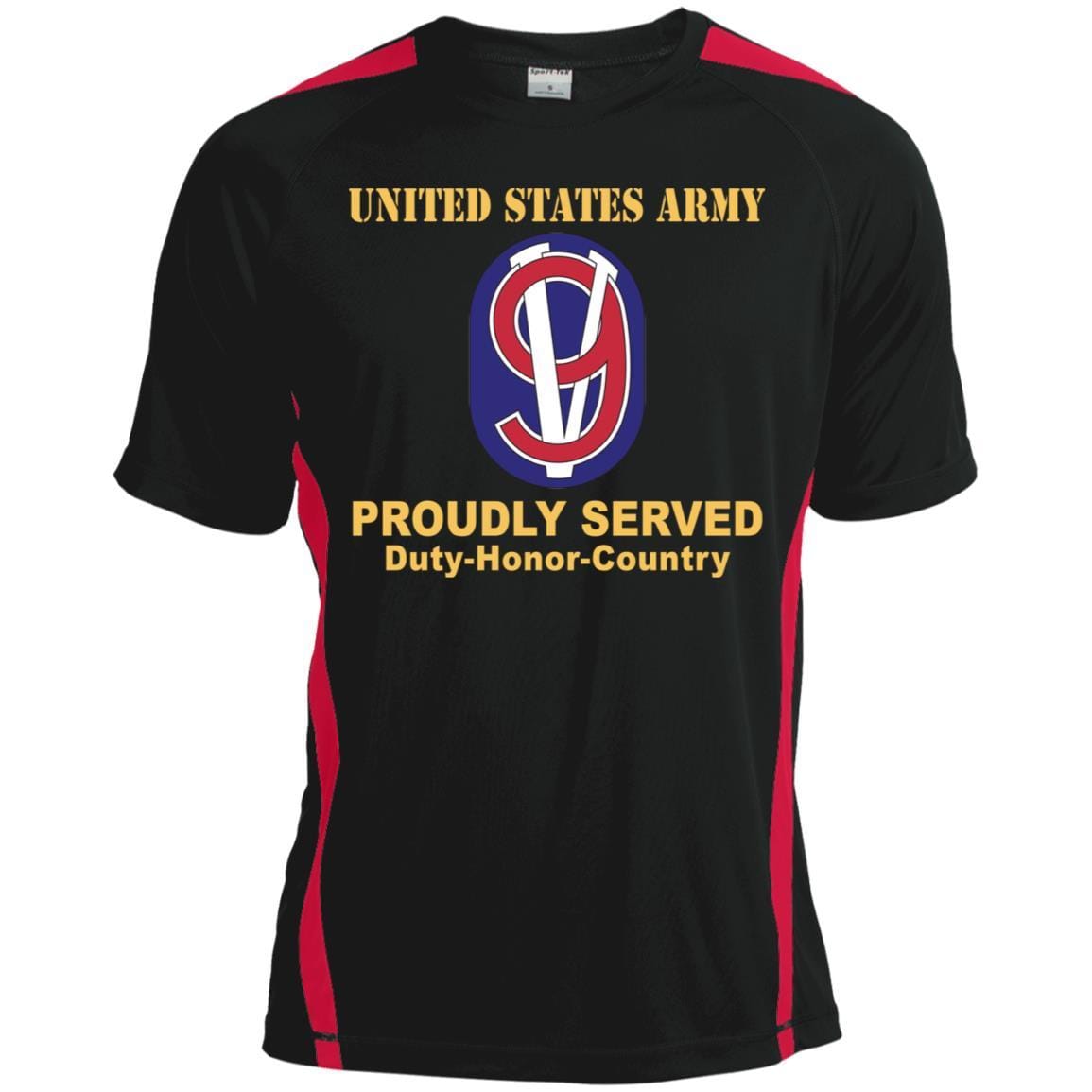US ARMY 95 TRAINING DIVISION USAR - Proudly Served T-Shirt On Front For Men-TShirt-Army-Veterans Nation