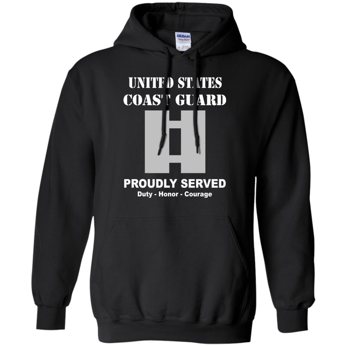 US Coast Guard O-3 Lieutenant O3 LT Junior Officer Men Front USCG T Shirt-TShirt-USCG-Veterans Nation