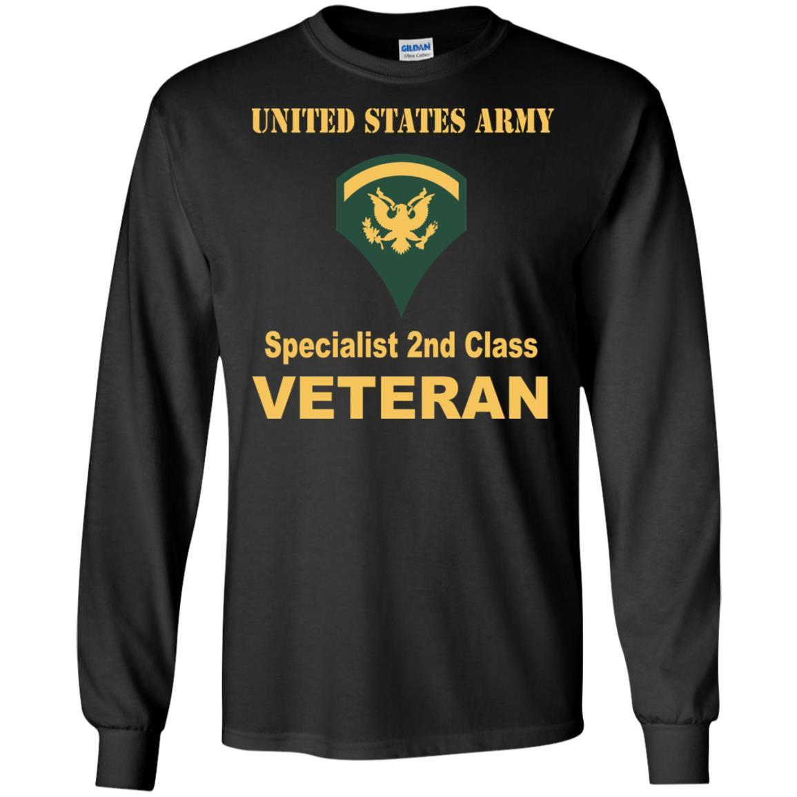 US Army E-5 SPC E5 Specialist Specialist 2nd Class Veteran Men T Shirt On Front-TShirt-Army-Veterans Nation