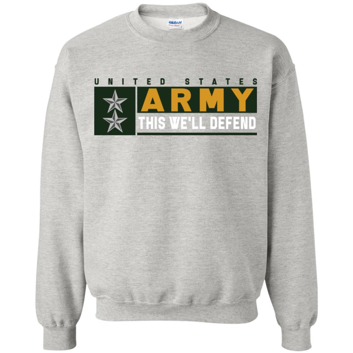 US Army O-8 This We Will Defend Long Sleeve - Pullover Hoodie-TShirt-Army-Veterans Nation