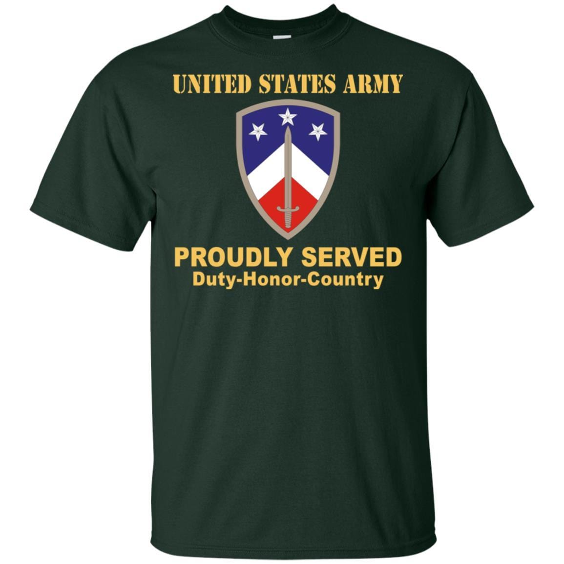 US ARMY 230 SUSTAINMENT BRIGADE- Proudly Served T-Shirt On Front For Men-TShirt-Army-Veterans Nation