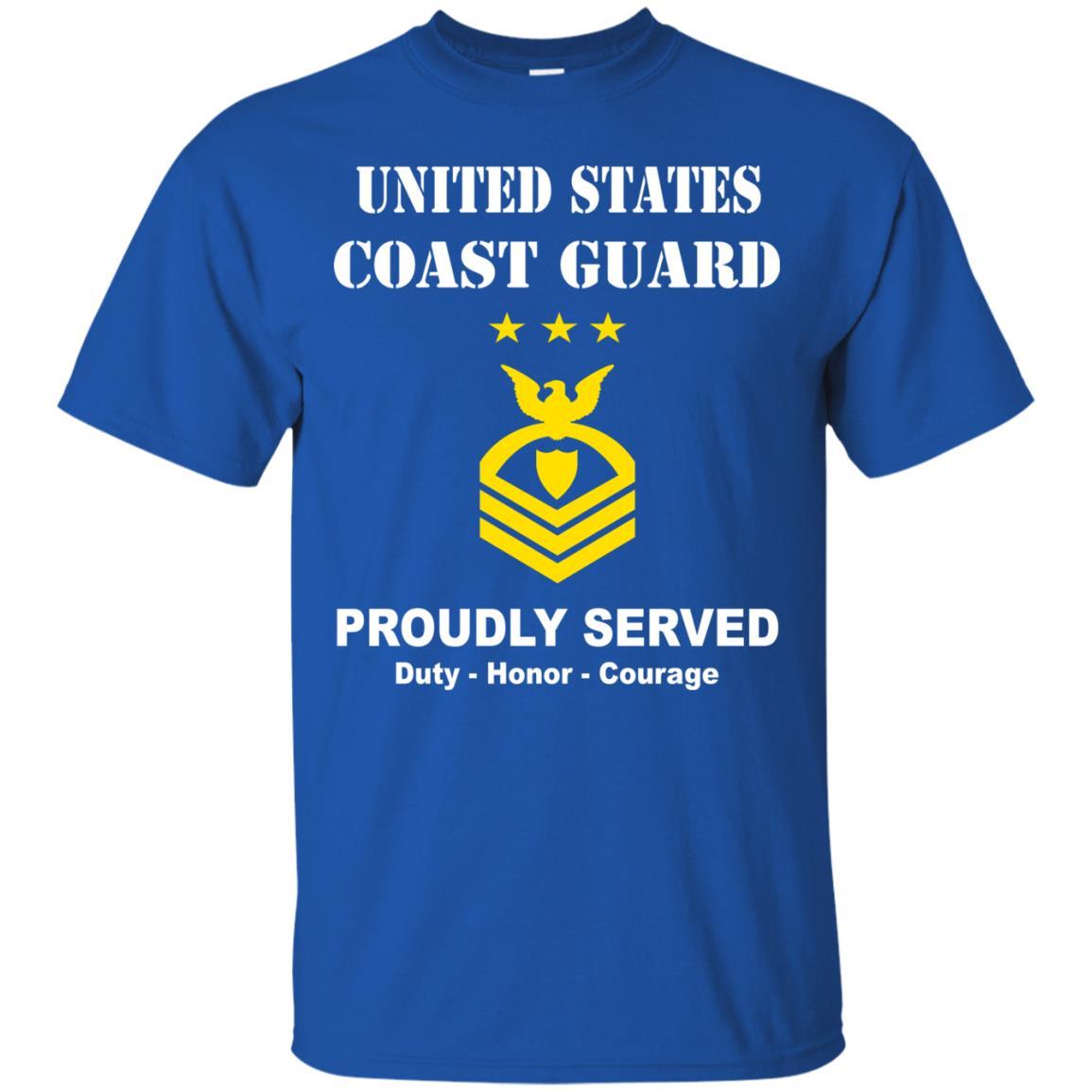 US Coast Guard E-9 Master Chief Petty Officer Of The Coast Guard E9 MCPOC Chief Petty Officer (Special) Men Front USCG T Shirt-TShirt-USCG-Veterans Nation
