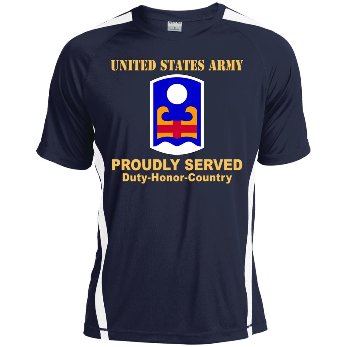 US ARMY 92 INFANTRY BRIGADE - Proudly Served T-Shirt On Front For Men-TShirt-Army-Veterans Nation