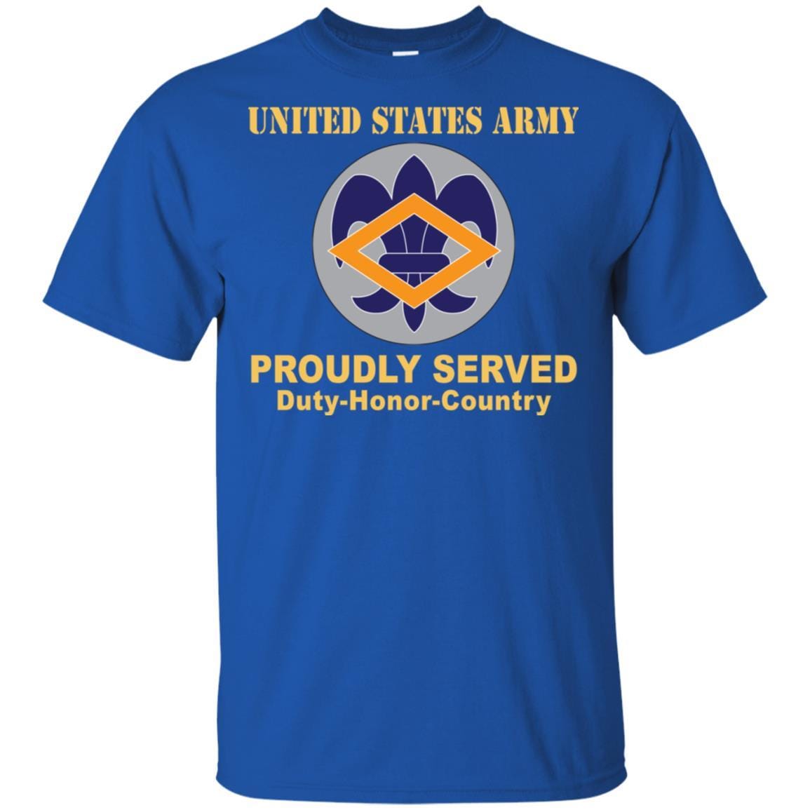 US ARMY 336TH FINANCE CENTER- Proudly Served T-Shirt On Front For Men-TShirt-Army-Veterans Nation