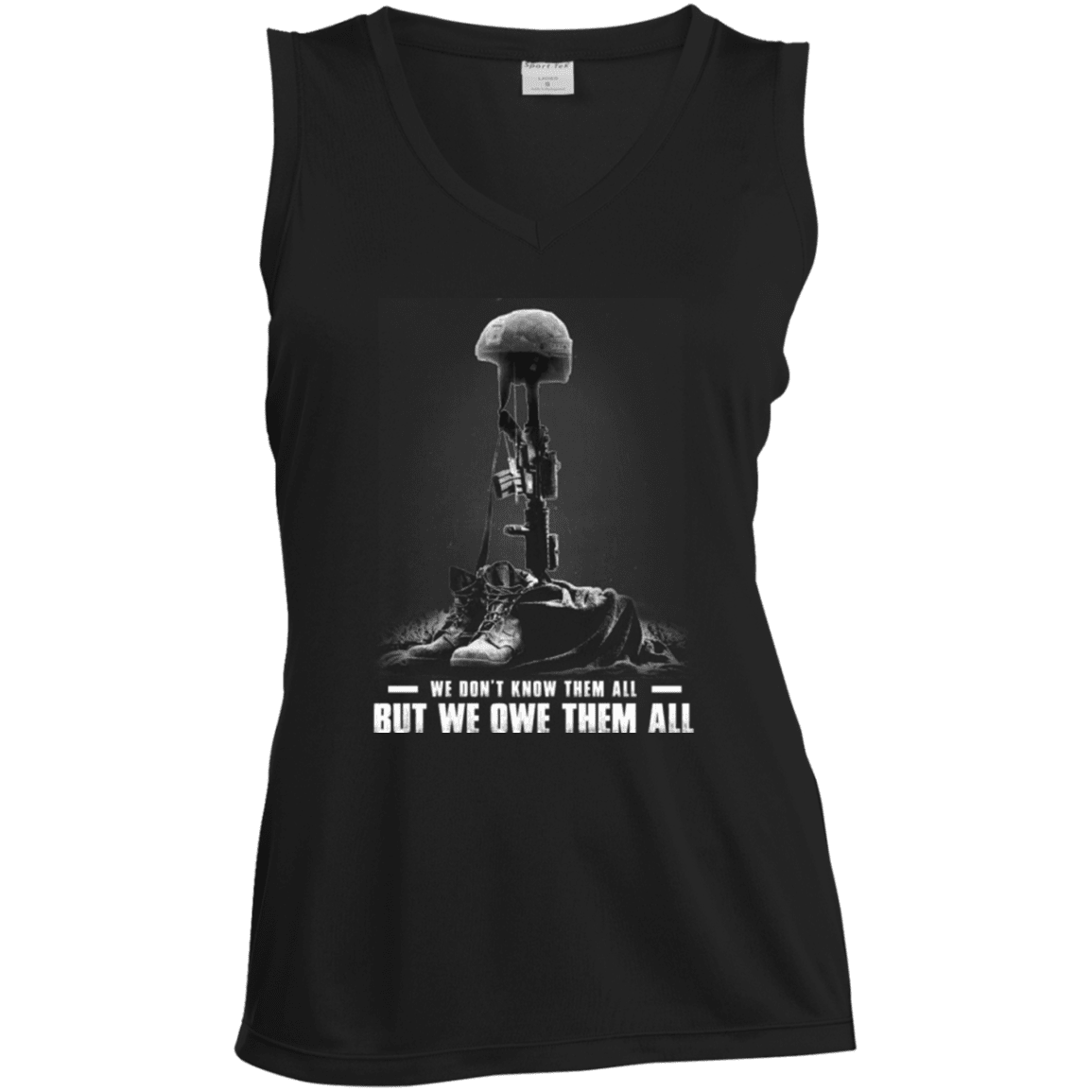 Military T-Shirt "Veteran - We Own Them All - Women" Front-TShirt-General-Veterans Nation