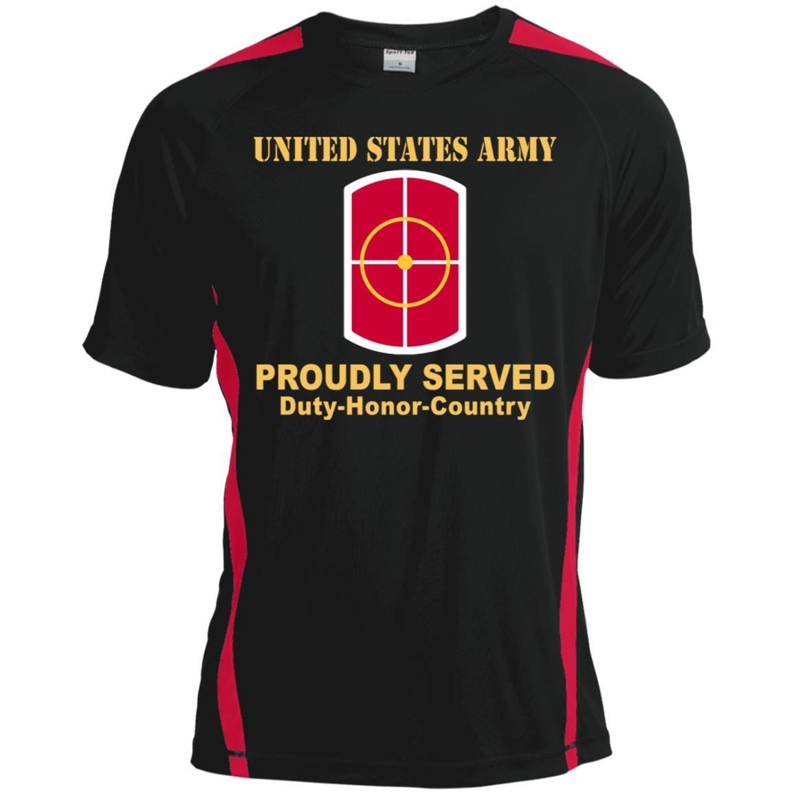 US ARMY 420TH ENGINEER BRIGADE- Proudly Served T-Shirt On Front For Men-TShirt-Army-Veterans Nation