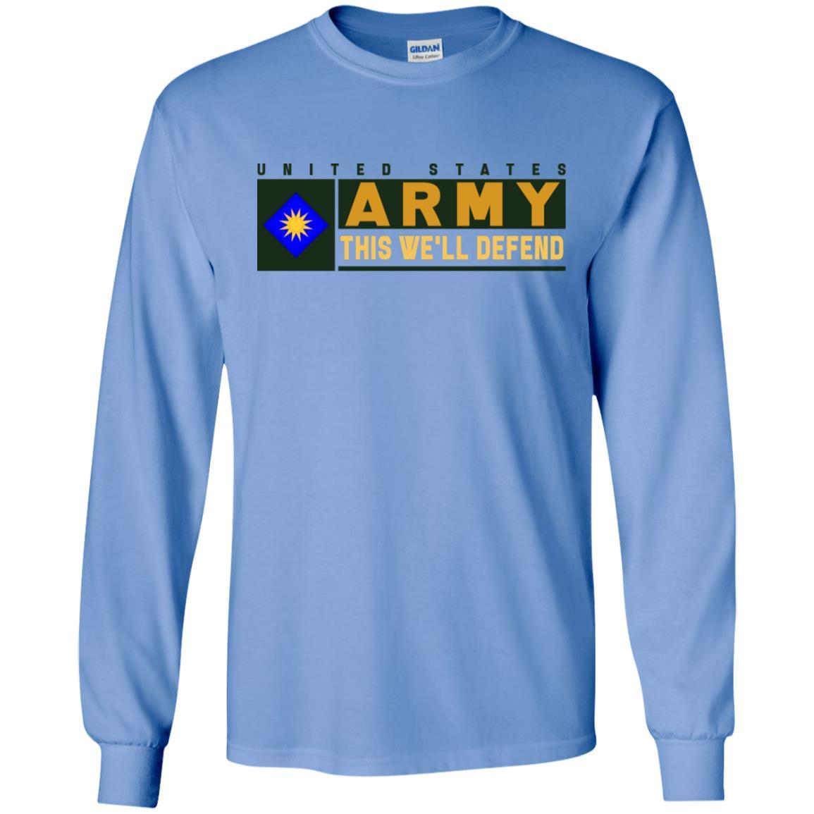 US Army 40TH INFANTRY DIVISION- This We'll Defend T-Shirt On Front For Men-TShirt-Army-Veterans Nation