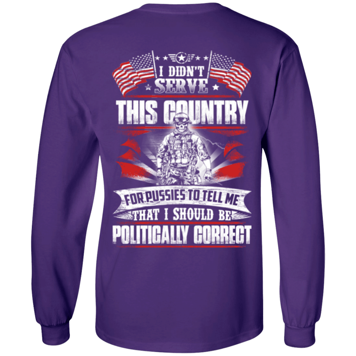 Military T-Shirt "I Didn't Serve This Country"-TShirt-General-Veterans Nation