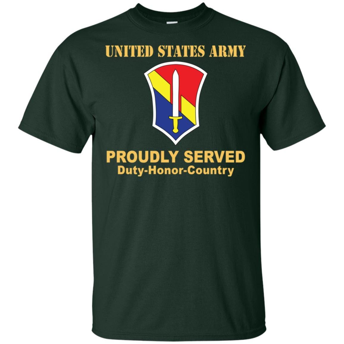 US ARMY 1 FIELD FORCE, VIETNAM- Proudly Served T-Shirt On Front For Men-TShirt-Army-Veterans Nation