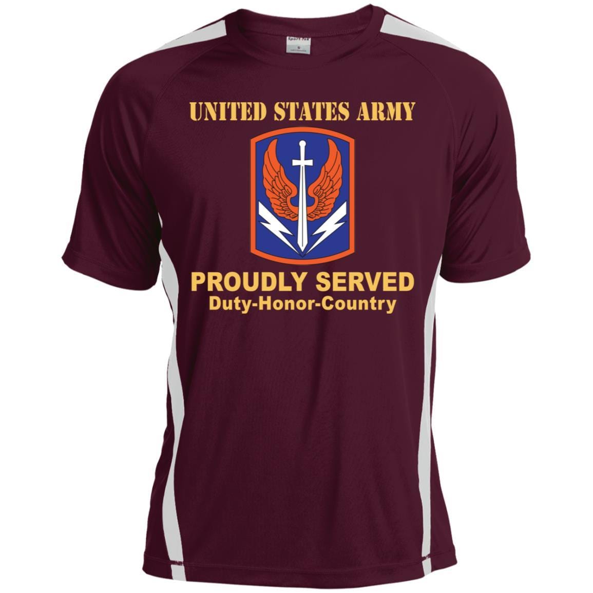 US ARMY 449TH THEATER AVIATION BRIGADE- Proudly Served T-Shirt On Front For Men-TShirt-Army-Veterans Nation