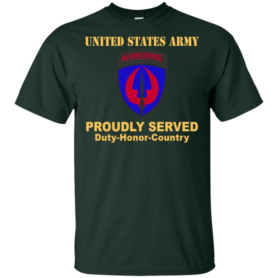 US ARMY SPECIAL OPERATIONS AVIATION COMMAND- Proudly Served T-Shirt On Front For Men-TShirt-Army-Veterans Nation