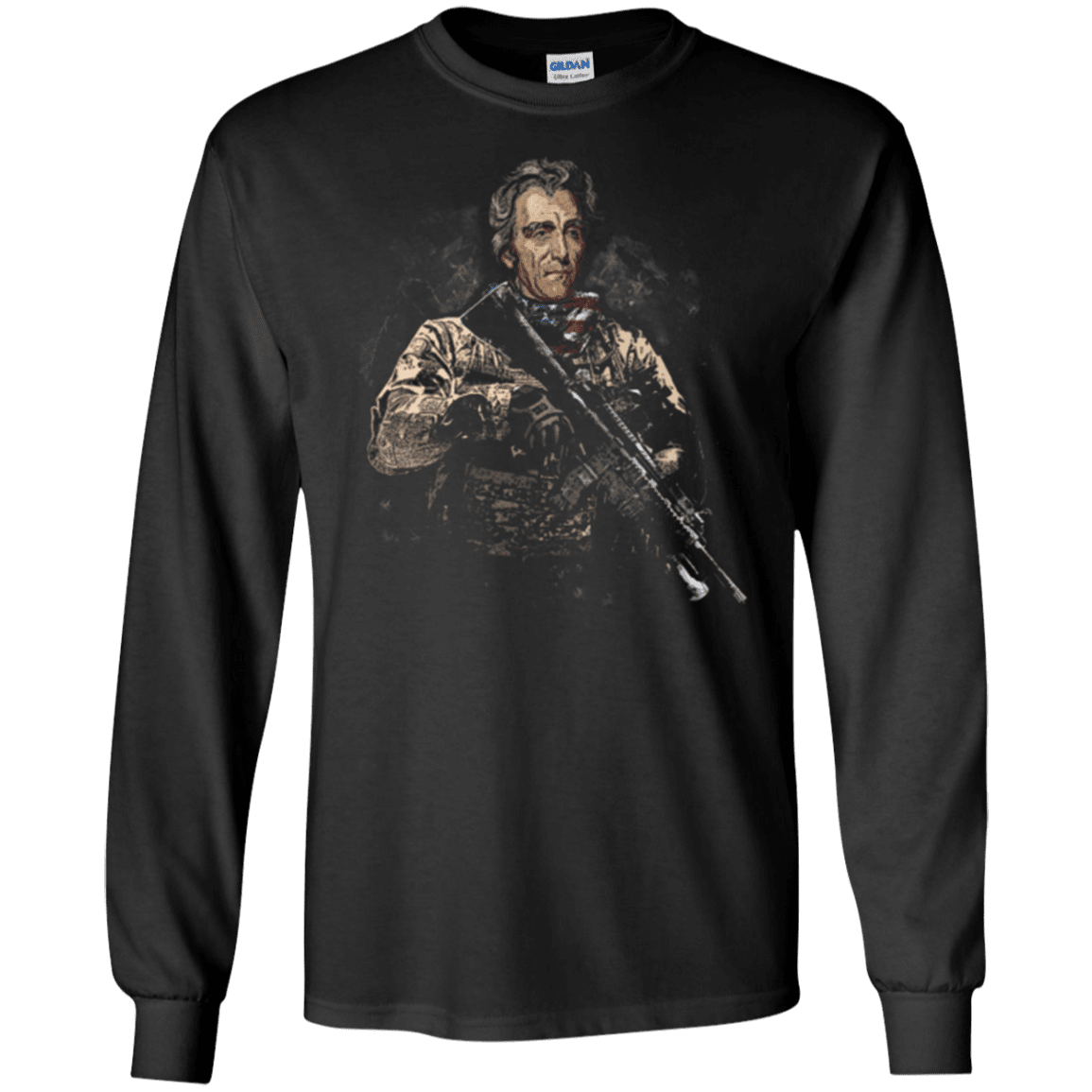 Military T-Shirt "Andrew Jackson Soldier Presidents"-TShirt-General-Veterans Nation