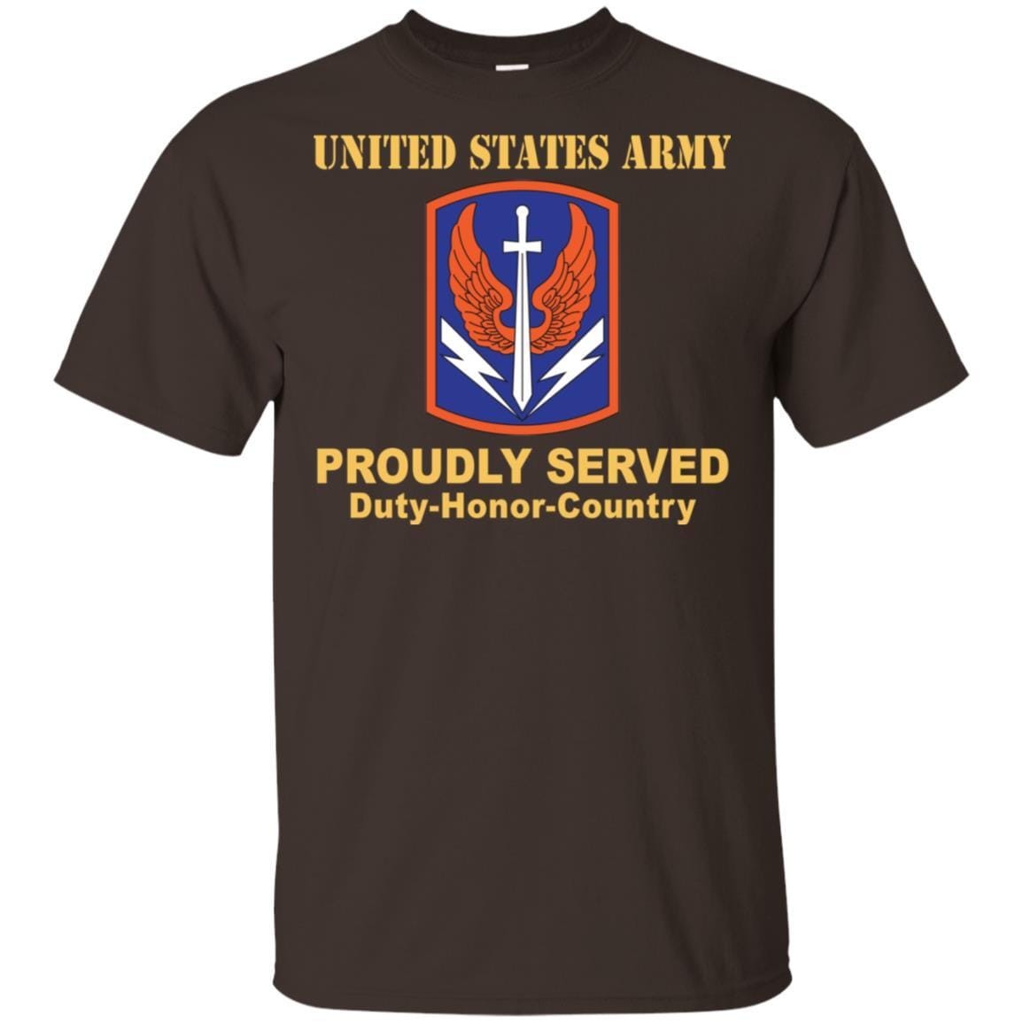 US ARMY 449TH THEATER AVIATION BRIGADE- Proudly Served T-Shirt On Front For Men-TShirt-Army-Veterans Nation