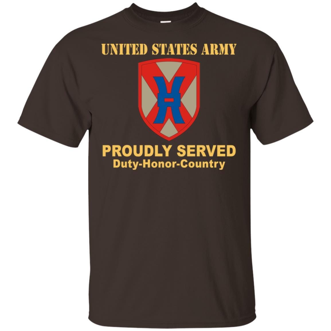 US ARMY 135TH SUSTAINMENT COMMAND- Proudly Served T-Shirt On Front For Men-TShirt-Army-Veterans Nation