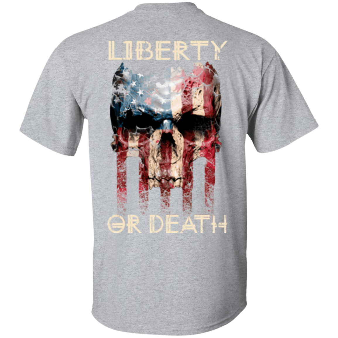 Military T-Shirt "Liberty Or Death"-TShirt-General-Veterans Nation