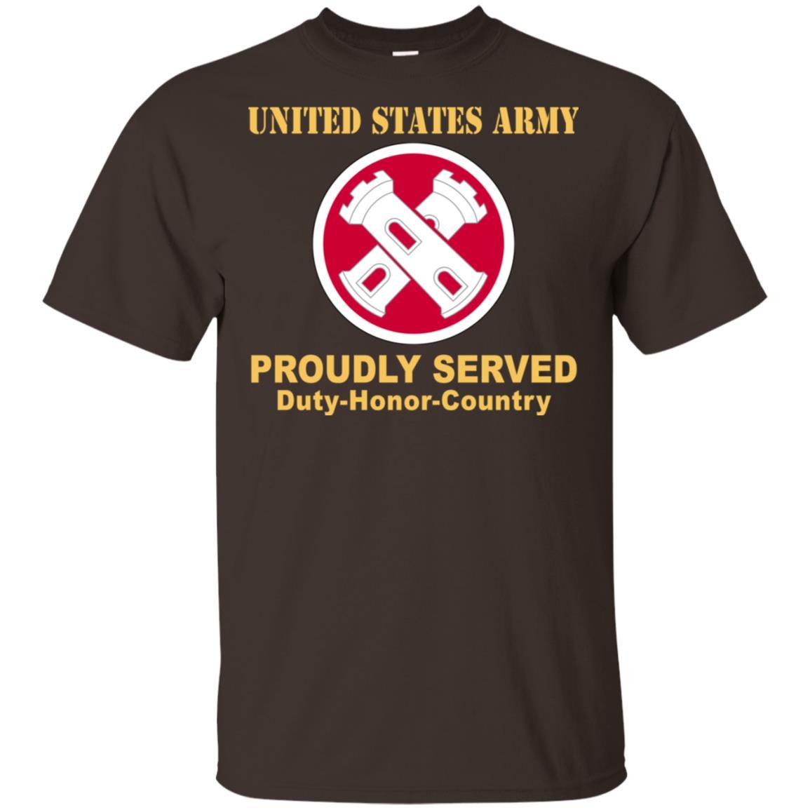 Military T-Shirt "16TH ENGINEER BRIGADE- Proudly Served On" Front For Men-TShirt-General-Veterans Nation