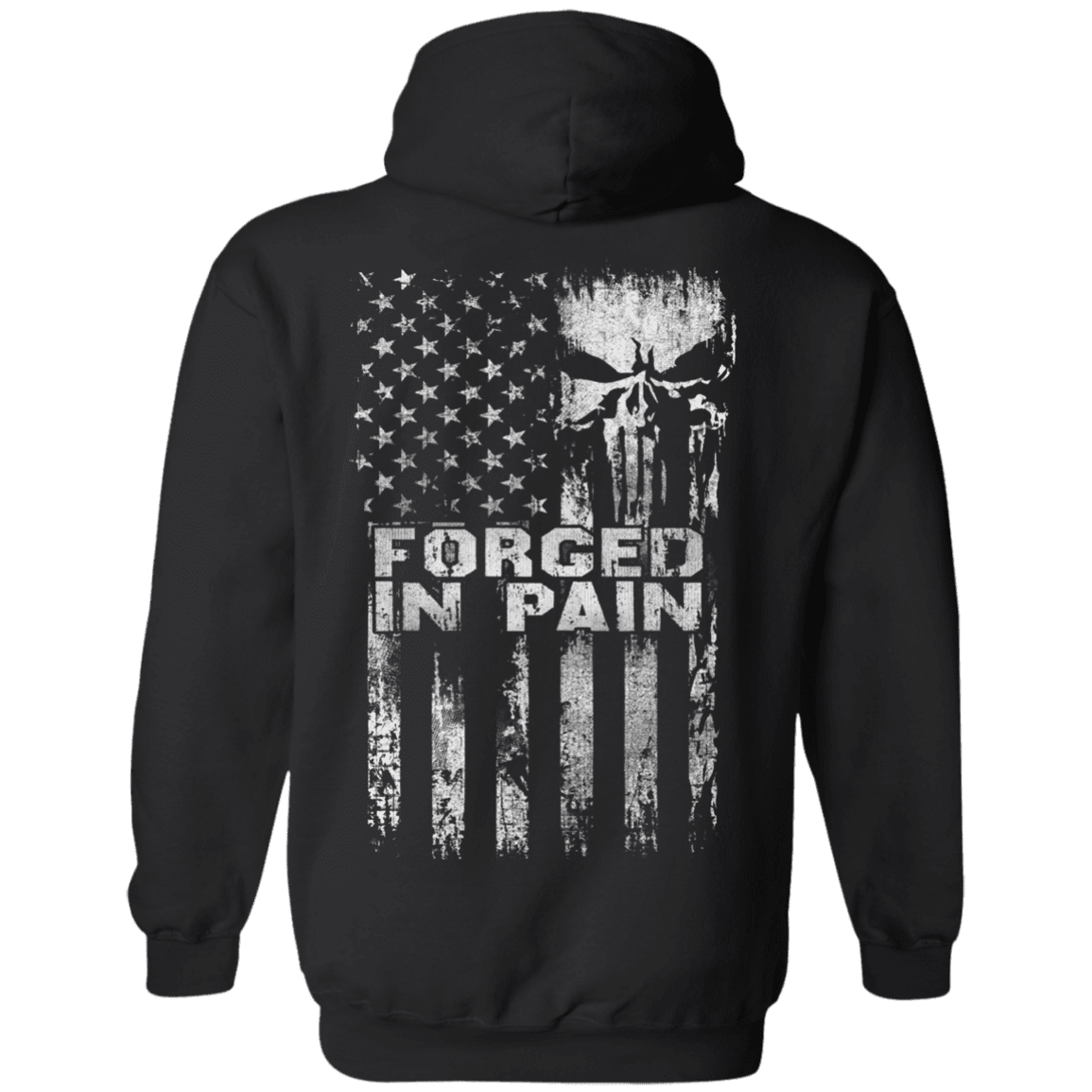 Military T-Shirt "Veteran Forged In Pain"-TShirt-General-Veterans Nation