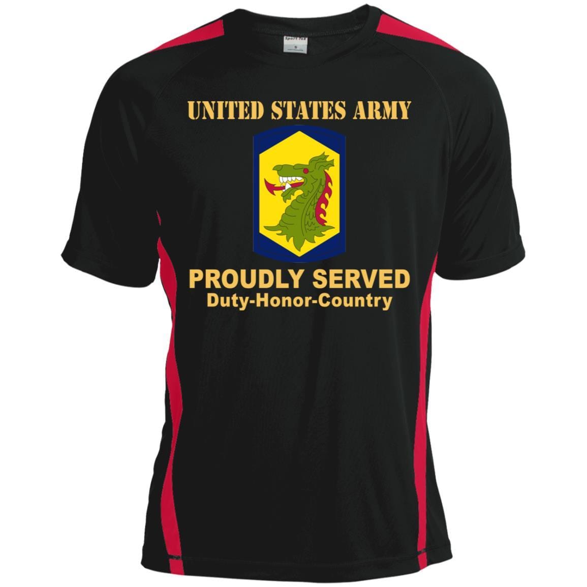 US ARMY 404 MANEUVER ENHANCEMENT BRIGADE- Proudly Served T-Shirt On Front For Men-TShirt-Army-Veterans Nation