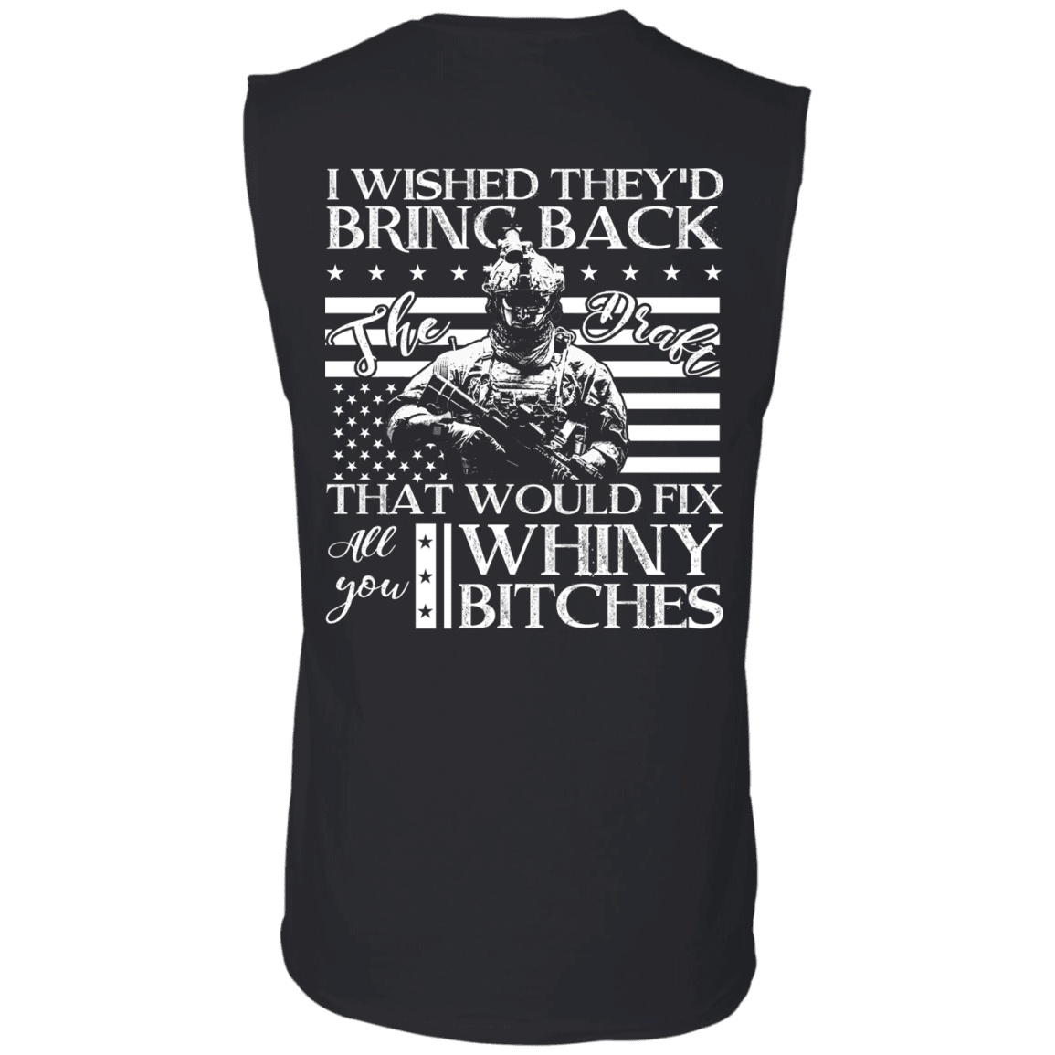 Military T-Shirt "I Wished They'd Bring Back Veteran Back"-TShirt-General-Veterans Nation