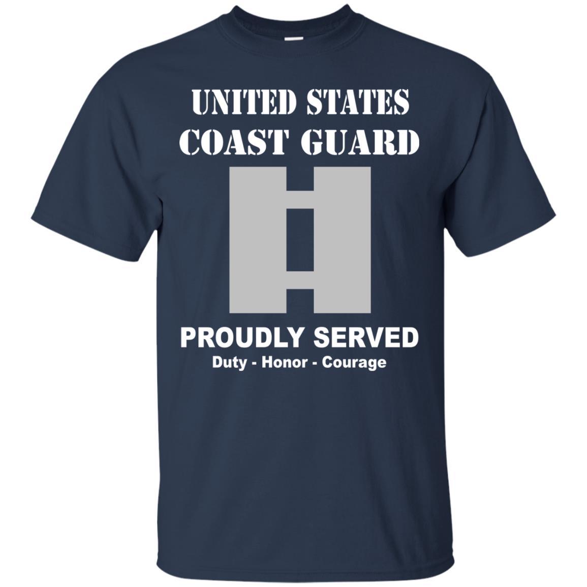 US Coast Guard O-3 Lieutenant O3 LT Junior Officer Men Front USCG T Shirt-TShirt-USCG-Veterans Nation