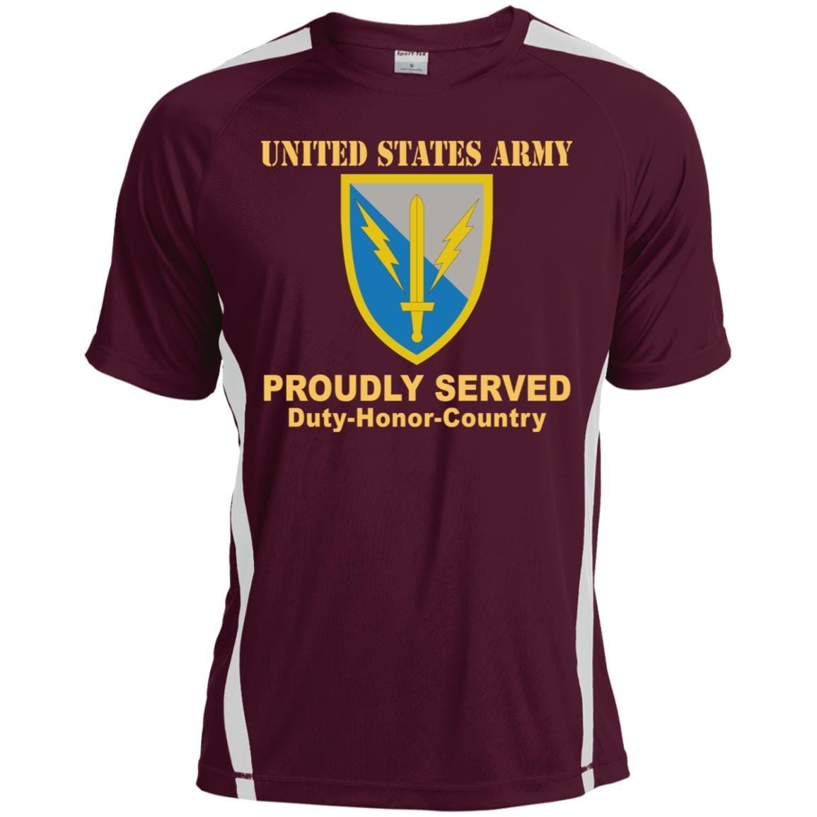 US ARMY 201 BATTLEFIELD SURVEILLANCE- Proudly Served T-Shirt On Front For Men-TShirt-Army-Veterans Nation