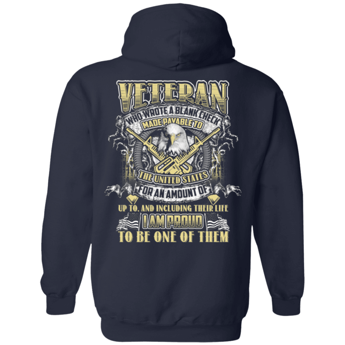 Military T-Shirt "Proud To Be Veteran"-TShirt-General-Veterans Nation