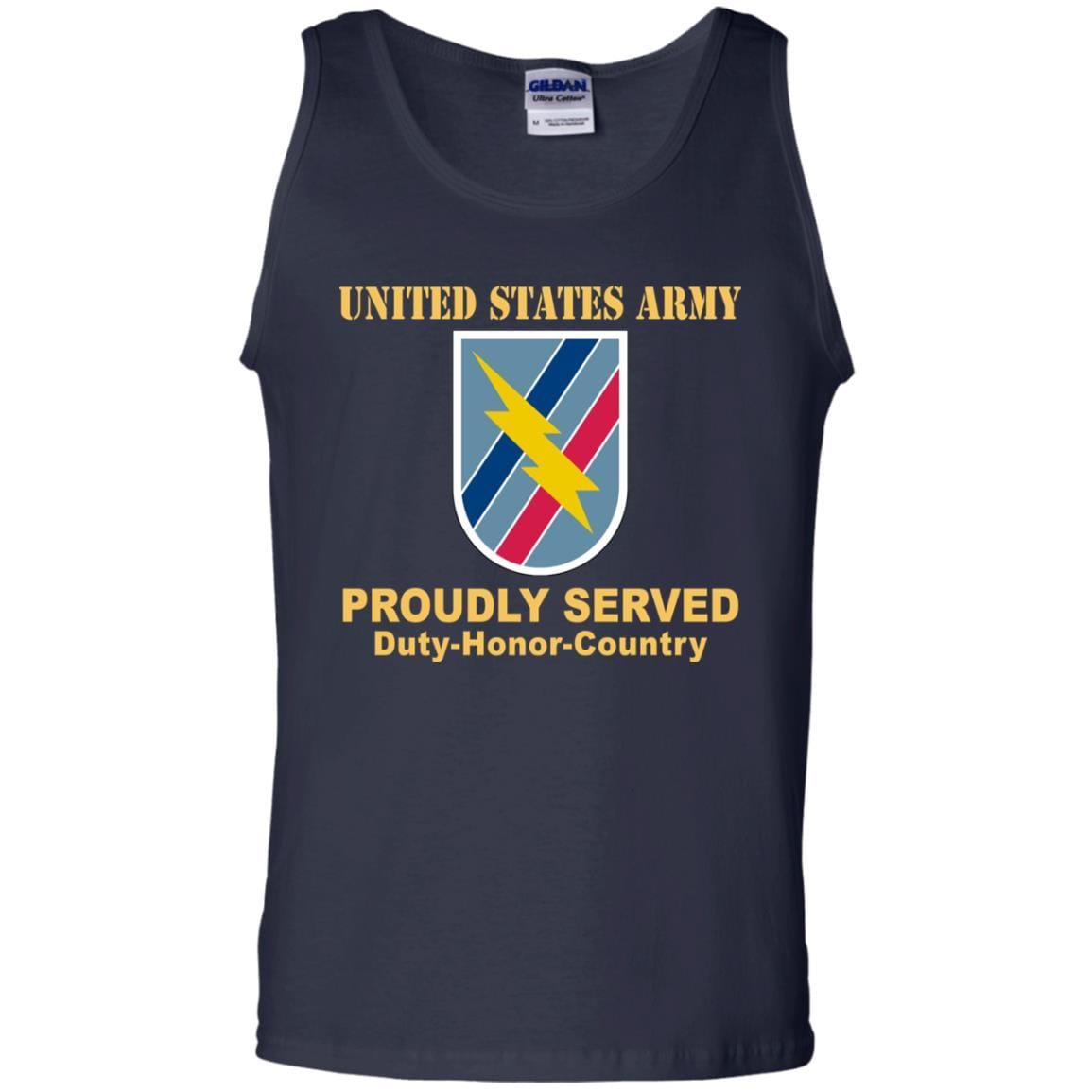 US ARMY 48TH INFANTRY BRIGADE COMBAT TEAM- Proudly Served T-Shirt On Front For Men-TShirt-Army-Veterans Nation
