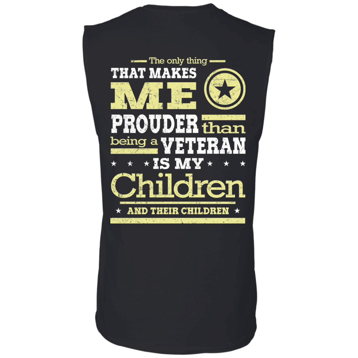 Military T-Shirt "Proud Children's Vetereran Mom Back"-TShirt-General-Veterans Nation