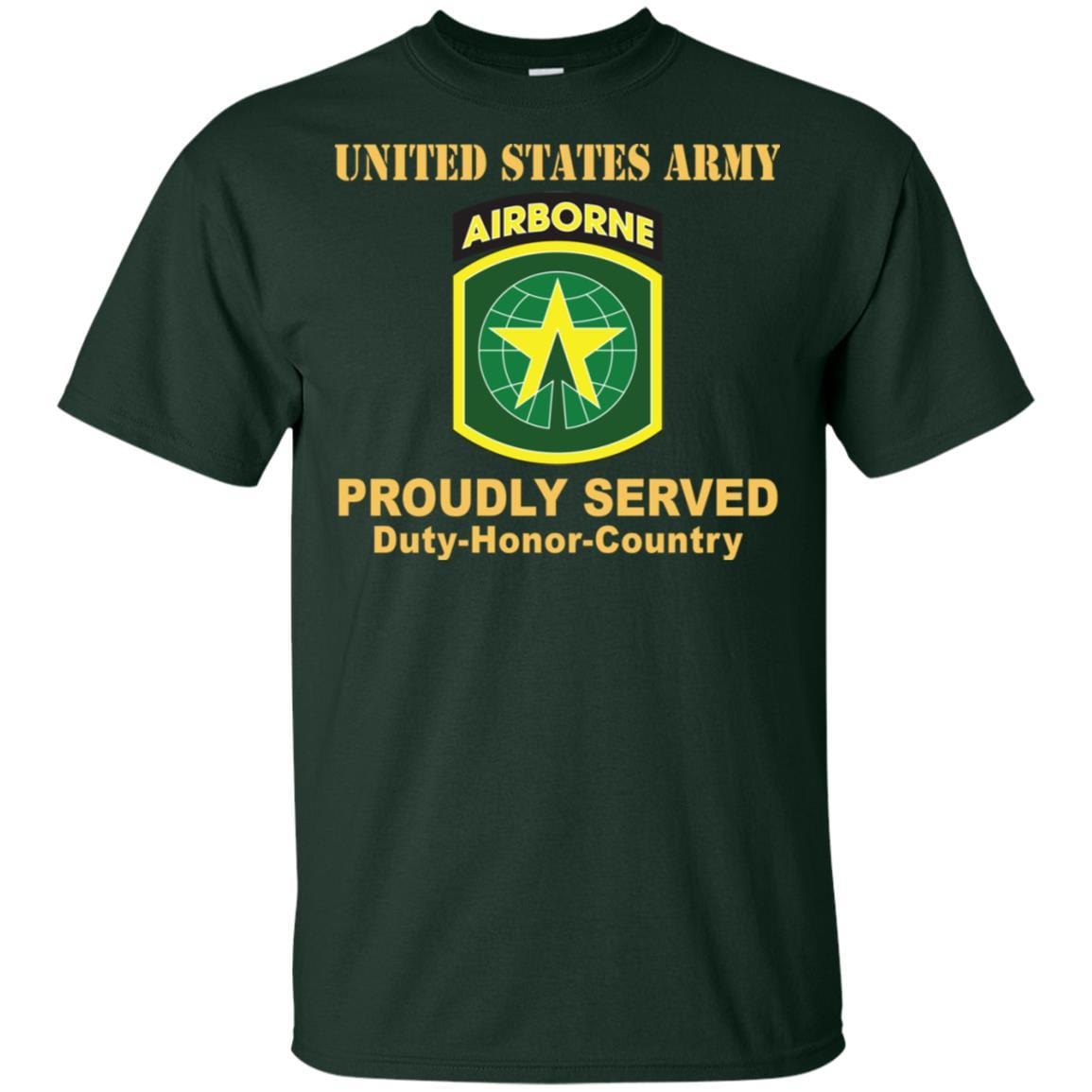 US ARMY 16TH MILITARY POLICE BRIGADE- Proudly Served T-Shirt On Front For Men-TShirt-Army-Veterans Nation