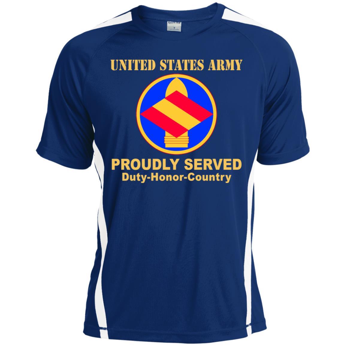 US ARMY 142 FIRES BRIGADE - Proudly Served T-Shirt On Front For Men-TShirt-Army-Veterans Nation