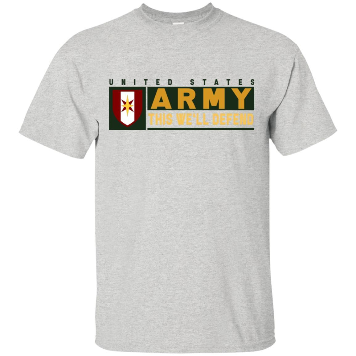 US Army 44 MEDICAL BRIGADE- This We'll Defend T-Shirt On Front For Men-TShirt-Army-Veterans Nation