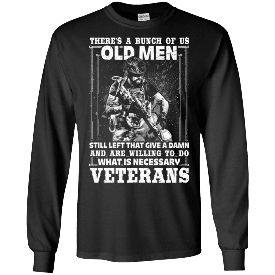 Military T-Shirt "OLD VETERAN ARE WILLING TO DO"-TShirt-General-Veterans Nation
