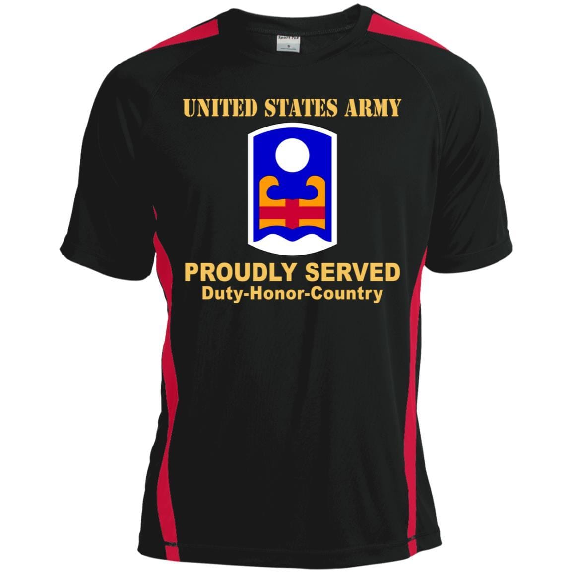 US ARMY 92 INFANTRY BRIGADE - Proudly Served T-Shirt On Front For Men-TShirt-Army-Veterans Nation