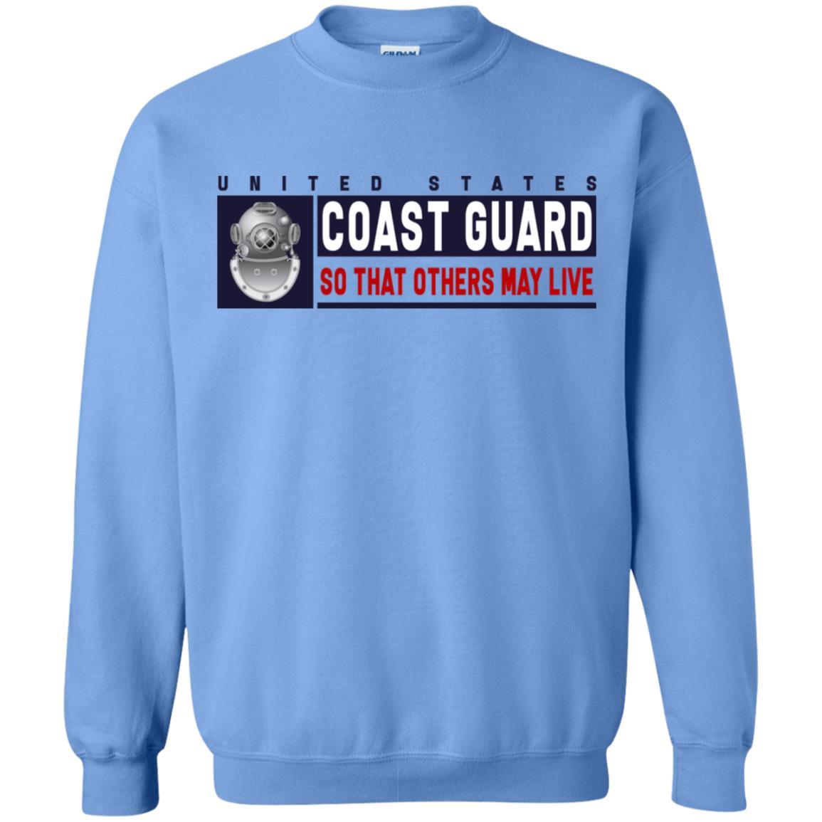 US Coast Guard Diver ND Logo- So that others may live Long Sleeve - Pullover Hoodie-TShirt-USCG-Veterans Nation