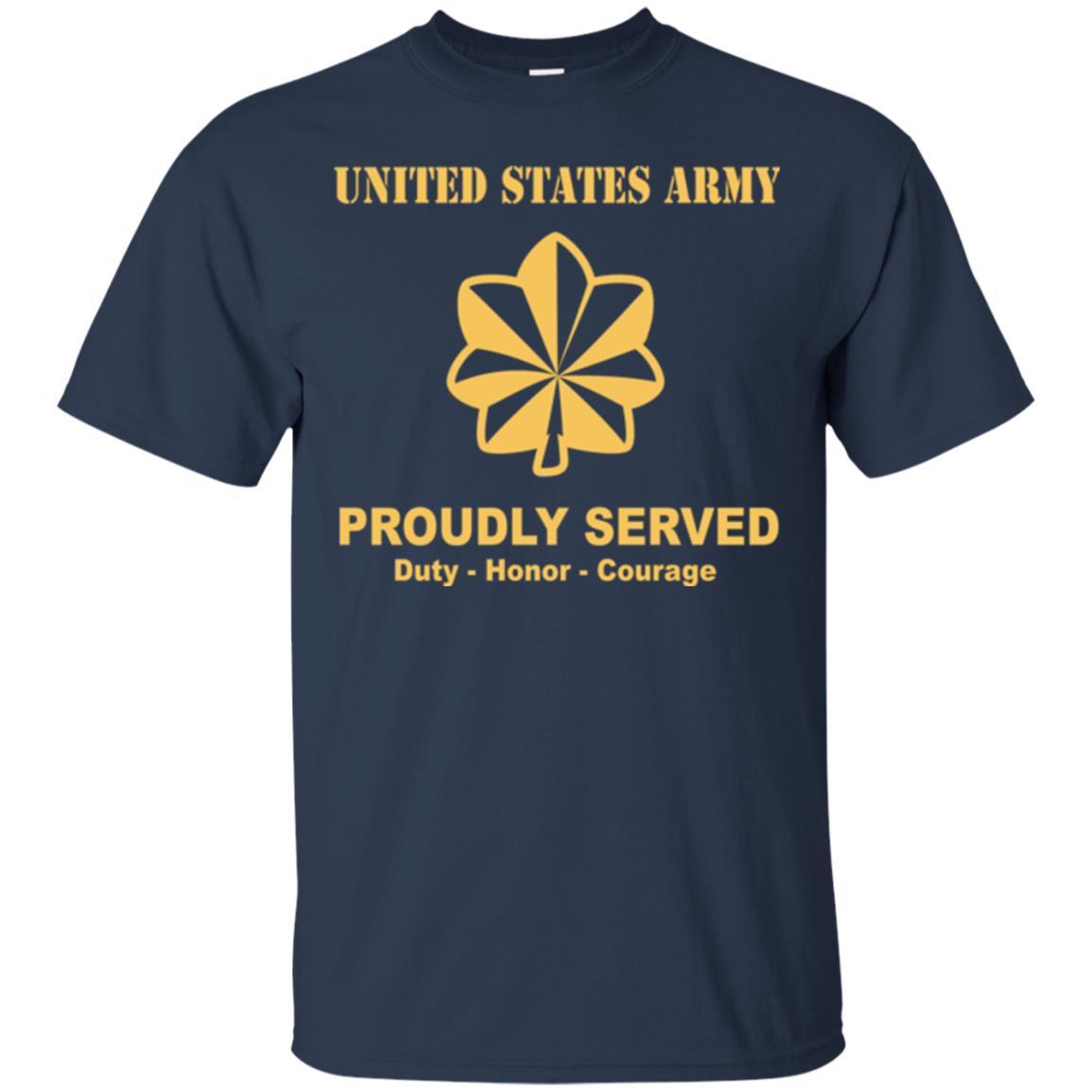 US Army O-4 Major O4 MAJ Field Officer Ranks Men Front Shirt US Army Rank-TShirt-Army-Veterans Nation