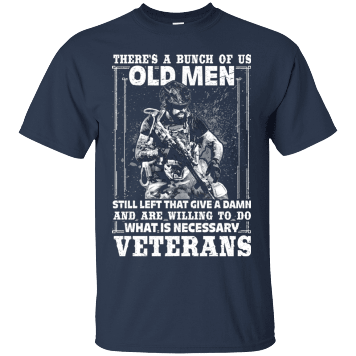Military T-Shirt "OLD VETERAN ARE WILLING TO DO"-TShirt-General-Veterans Nation