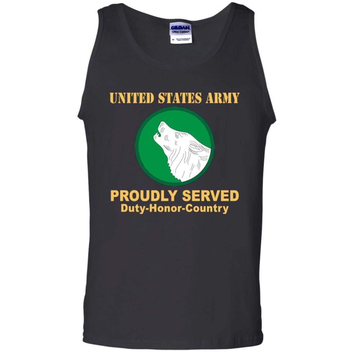 US ARMY 104 TRAINING DIVISION- Proudly Served T-Shirt On Front For Men-TShirt-Army-Veterans Nation