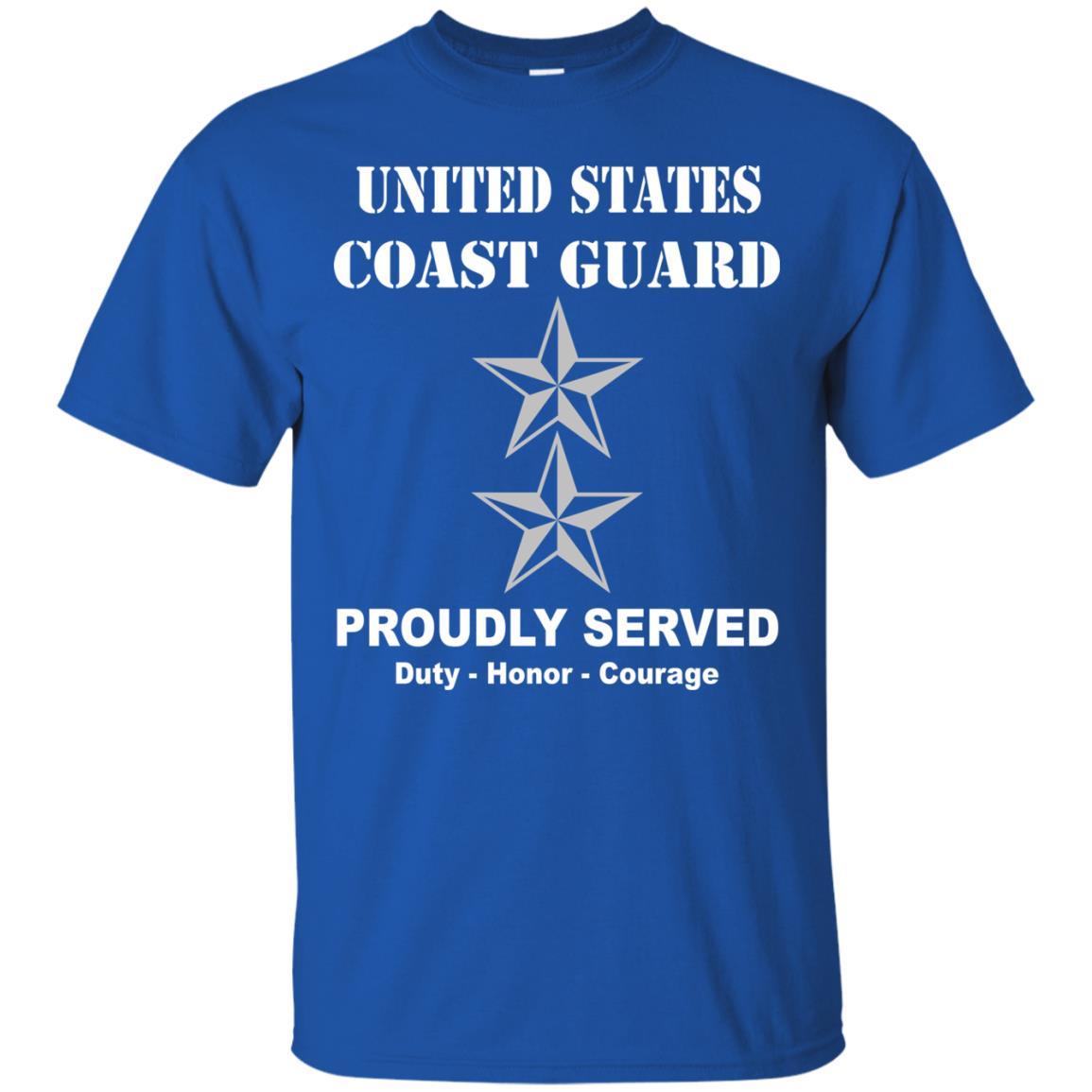 US Coast Guard O-8 Rear Admiral O8 RADM Flag Officer Men Front USCG T Shirt-TShirt-USCG-Veterans Nation
