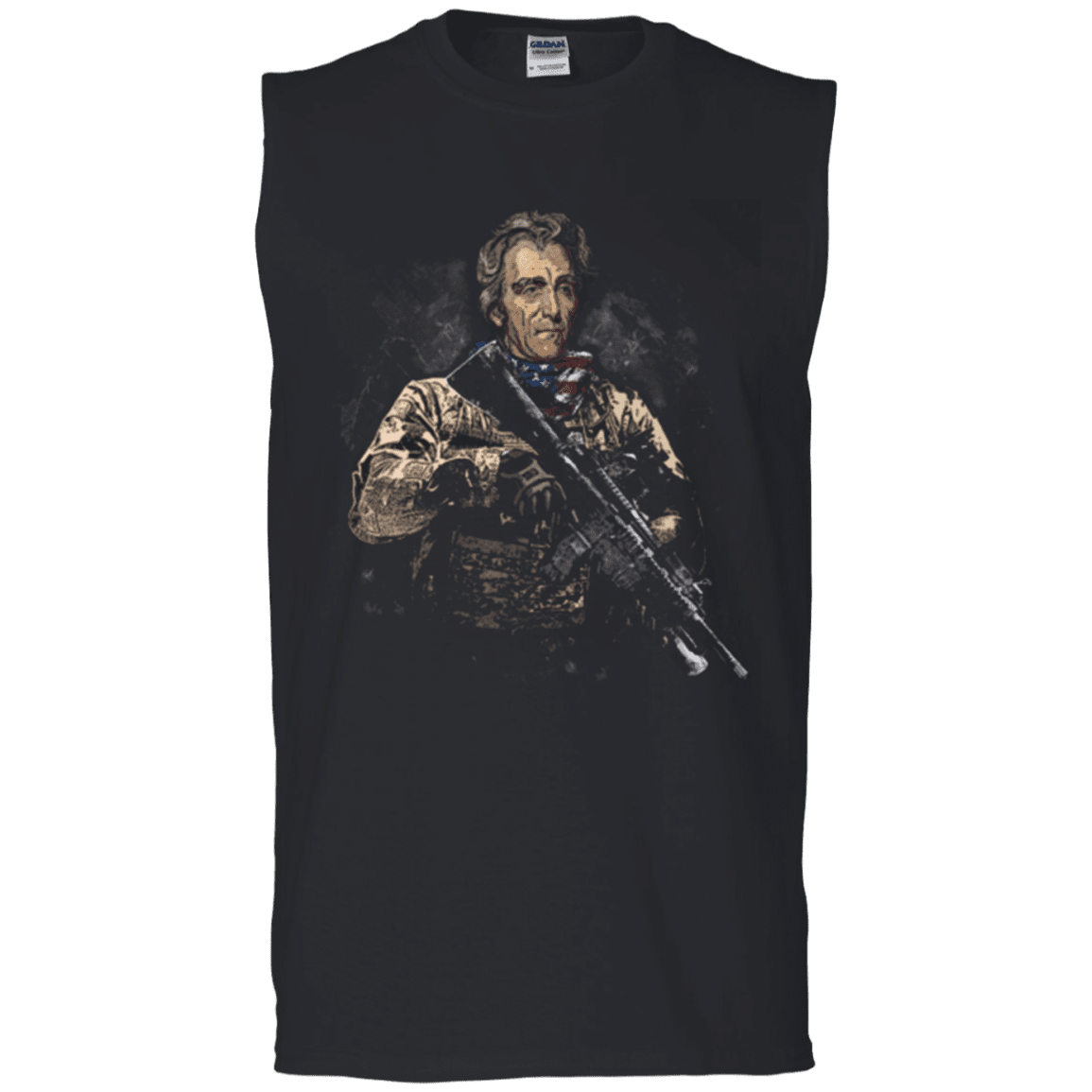 Military T-Shirt "Andrew Jackson Soldier Presidents"-TShirt-General-Veterans Nation