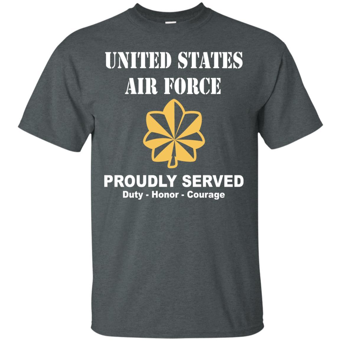 US Air Force O-4 Major Maj O4 Field Officer Ranks Men Front T Shirt For Air Force-TShirt-USAF-Veterans Nation