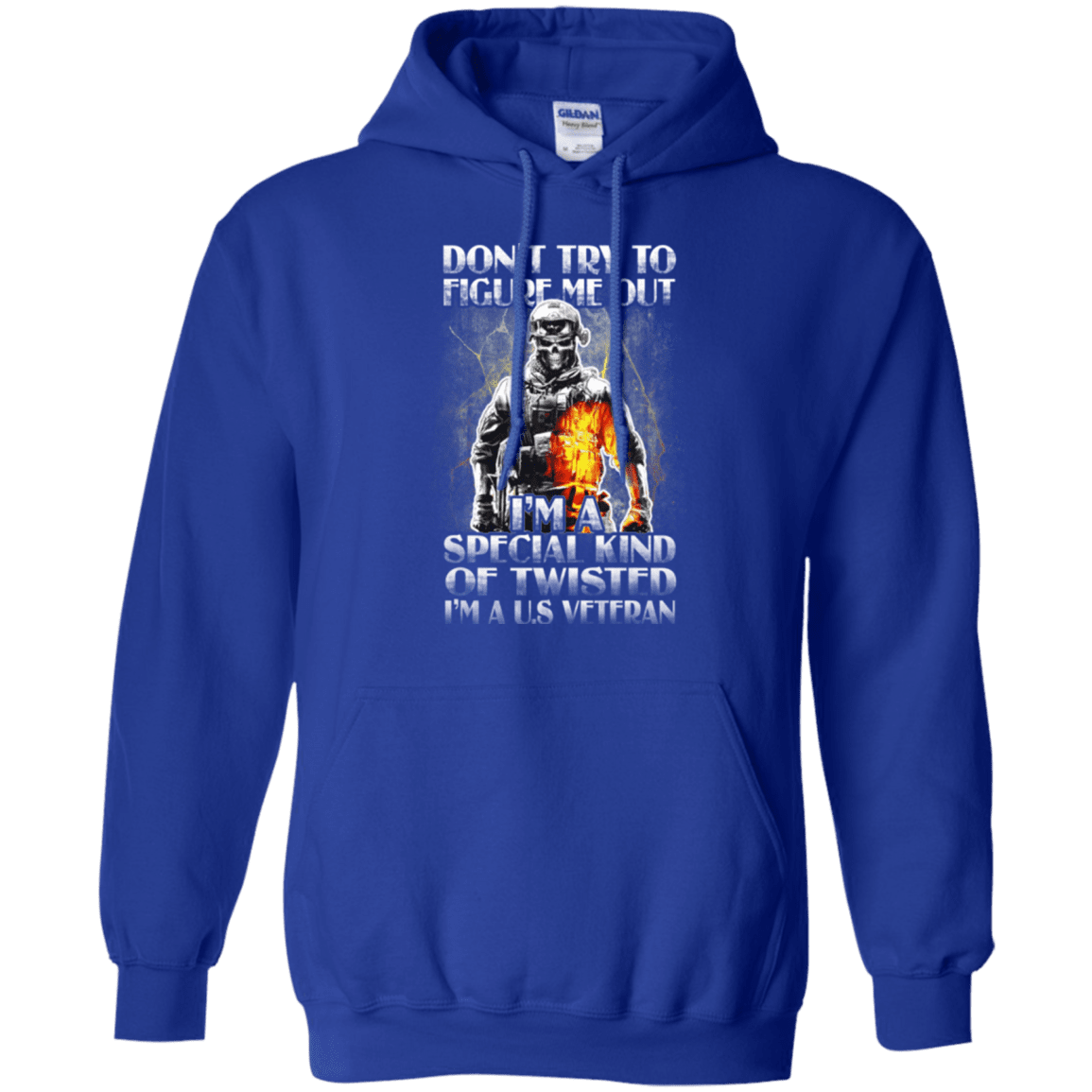 Military T-Shirt "Don't Try to Figure Me Out - I'm A US Veteran"-TShirt-General-Veterans Nation