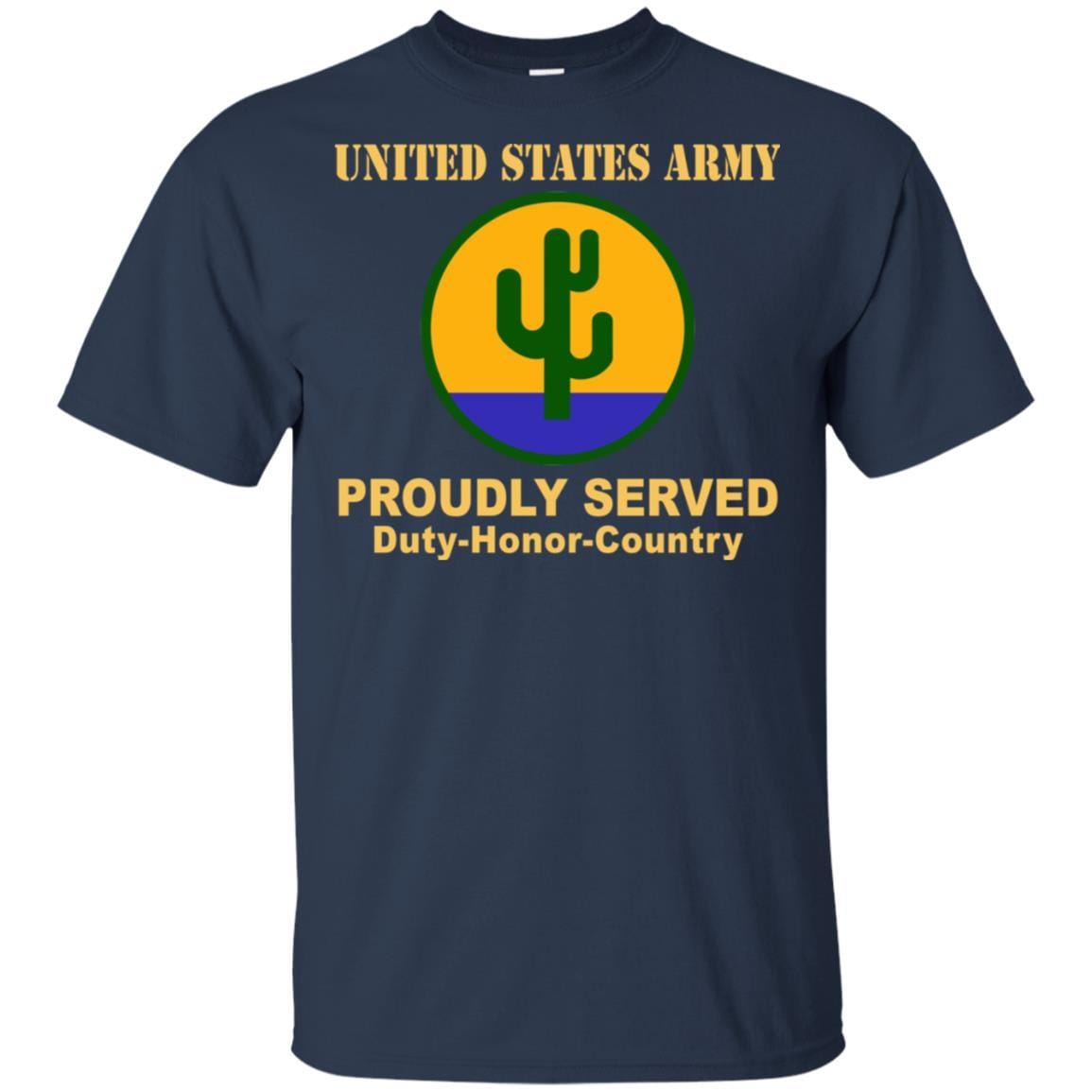 US ARMY 103 SUSTAINMENT COMMAND - Proudly Served T-Shirt On Front For Men-TShirt-Army-Veterans Nation