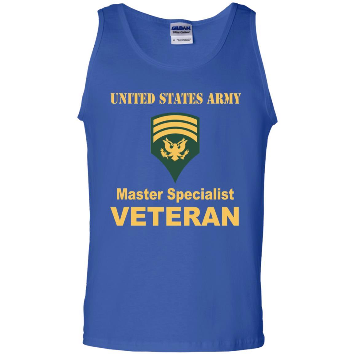 US Army E-7 SPC E7 Specialist Master Specialist Veteran Men T Shirt On Front-TShirt-Army-Veterans Nation