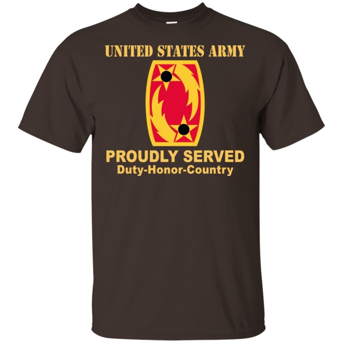 US ARMY 69TH AIR DEFENSE ARTILLERY - Proudly Served T-Shirt On Front For Men-TShirt-Army-Veterans Nation