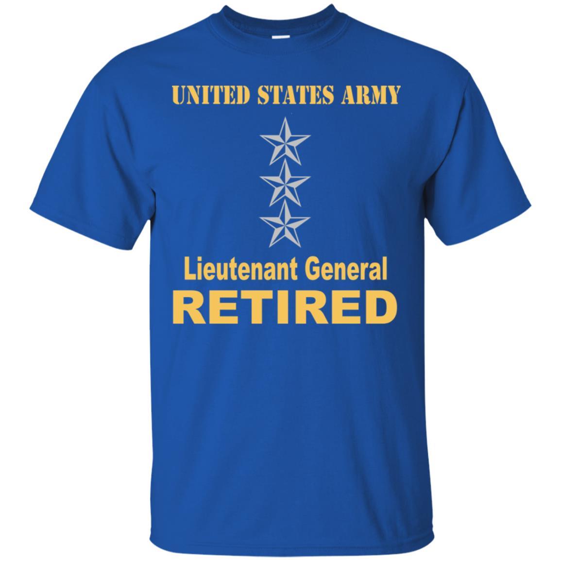 US Army O-9 Lieutenant General O9 LTG General Officer Retired Men T Shirt On Front-TShirt-Army-Veterans Nation
