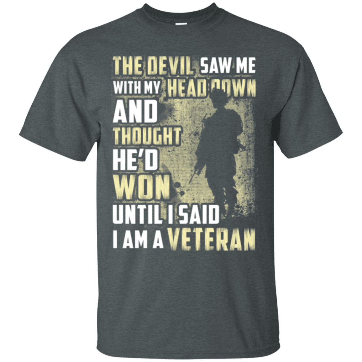 Military T-Shirt "I Am A Veteran"-TShirt-General-Veterans Nation