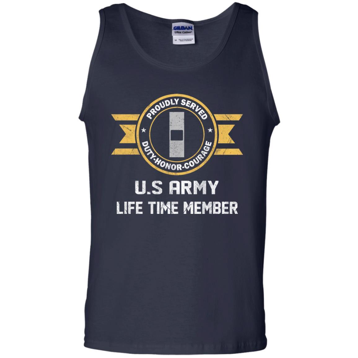 Life Time Member - US Army W-1 Warrant Officer 1 W1 WO1 Warrant Officer Ranks Men T Shirt On Front-TShirt-Army-Veterans Nation