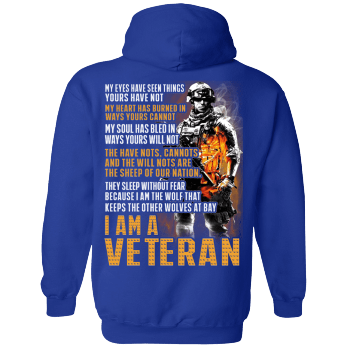 Military T-Shirt "I Am A Veteran"-TShirt-General-Veterans Nation