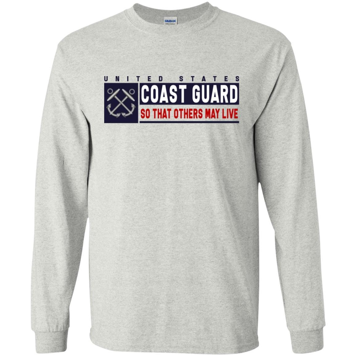US Coast Guard Boatswains Mate BM Logo- So that others may live Long Sleeve - Pullover Hoodie-TShirt-USCG-Veterans Nation