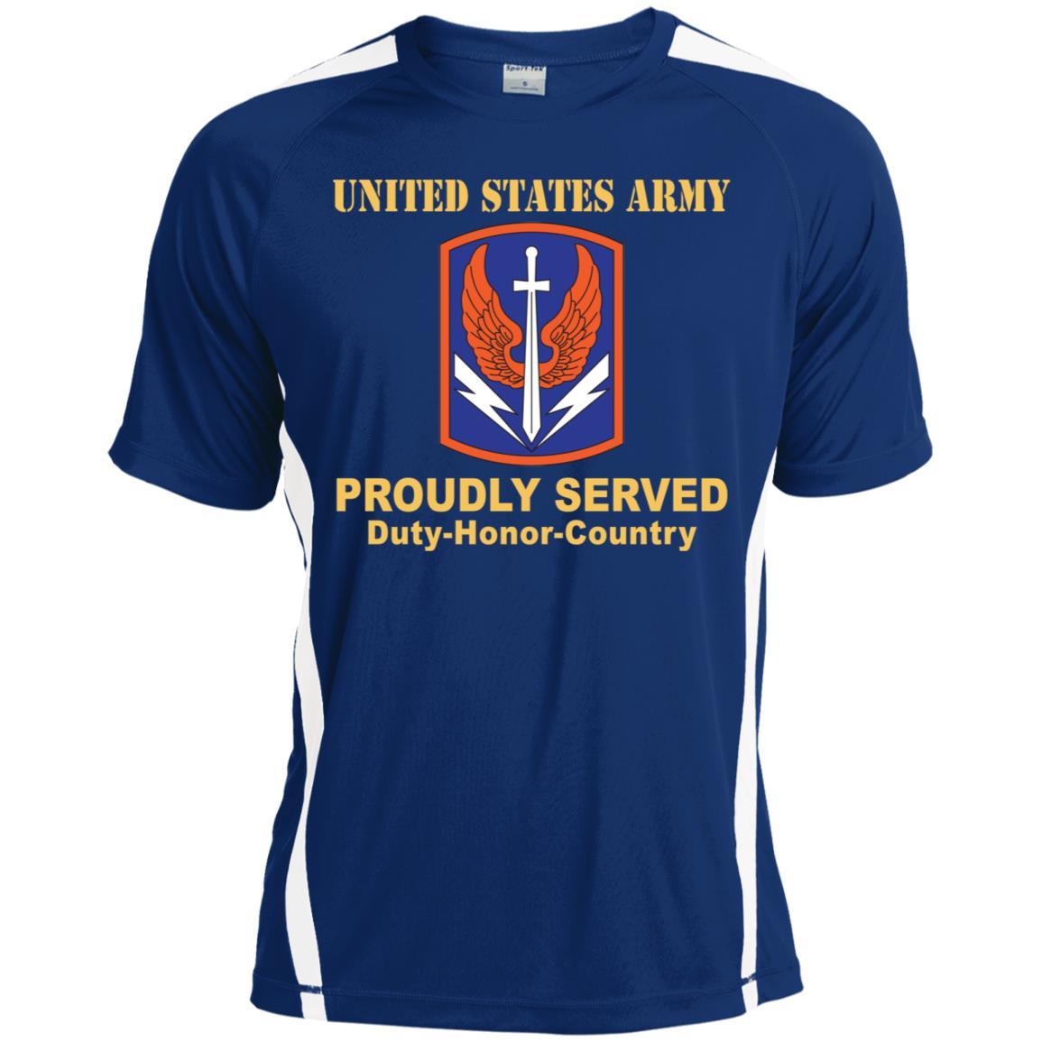 US ARMY 449TH THEATER AVIATION BRIGADE- Proudly Served T-Shirt On Front For Men-TShirt-Army-Veterans Nation
